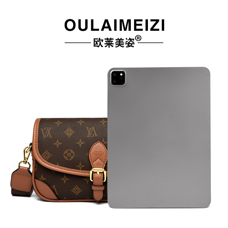 2026 new OULAIMEIZI Versatile single - shoulder bag commuting underarm bag Women's style with a sense of high - end luxury herringbone pattern li
