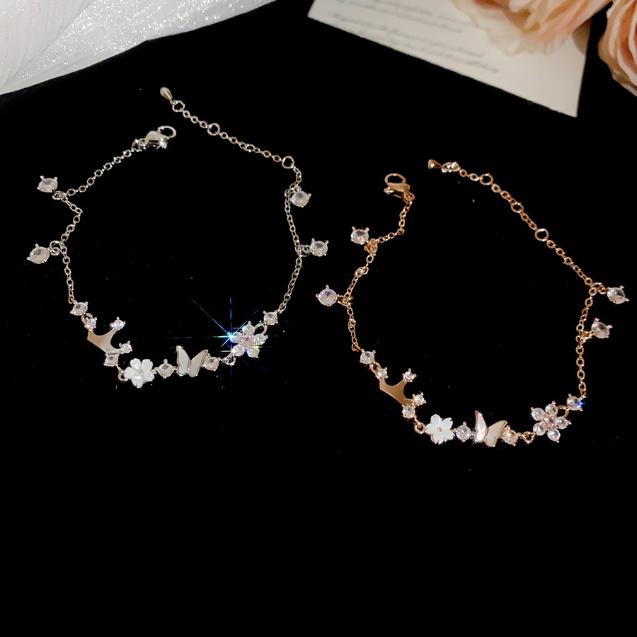 Hot-Selling Women's 2026 New Luxury Niche Exquisite Color-Retaining Butterfly Bracelet - view 8