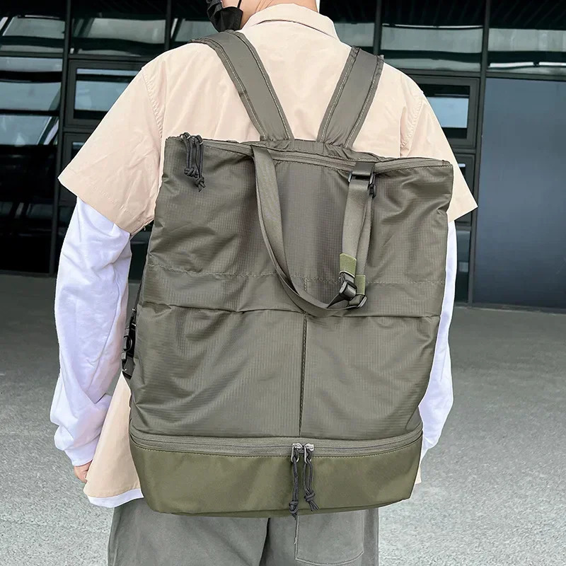 WomenMen Backpack Large Capacity Unisex Backpacks Nylon Waterproof Sports Bag Trend School Bags Portable Leisure Travel Handbag y260611 - view 5