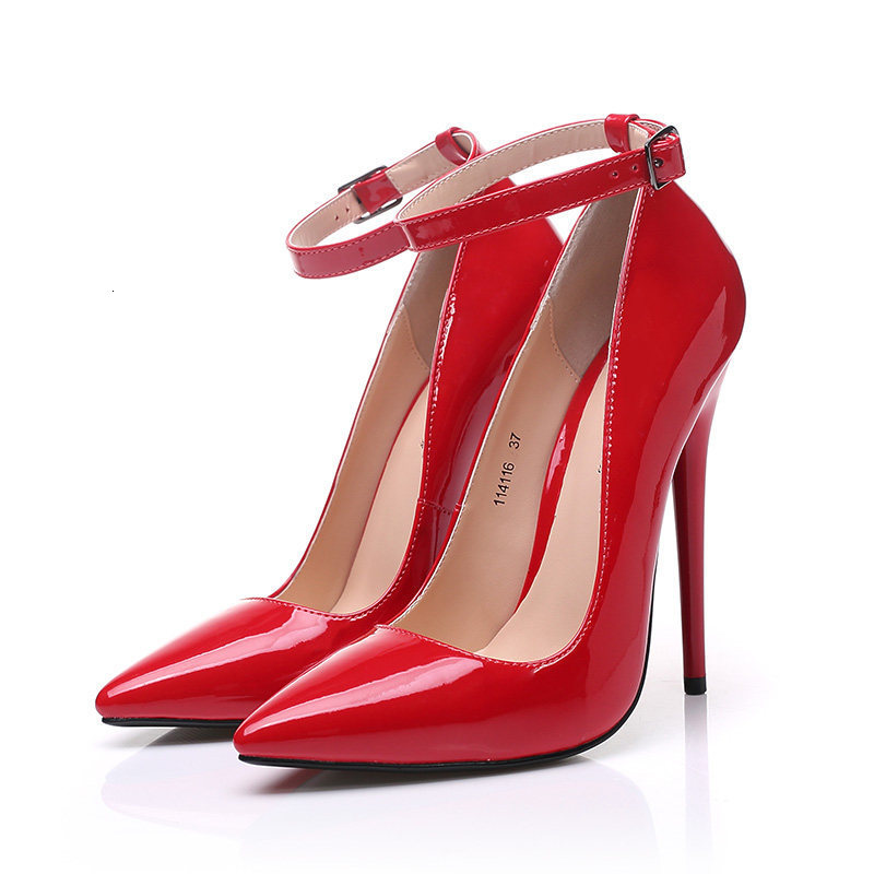 Spring Autumn Casual Women Pumps Platform Sexy 13CM Thin Heels Pointed Toe patent leather High Heeled Shoes 240702