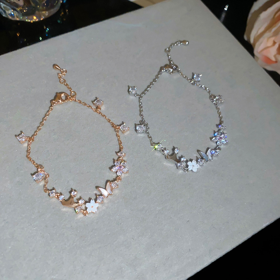 Hot-Selling Women's 2026 New Luxury Niche Exquisite Color-Retaining Butterfly Bracelet - view 7