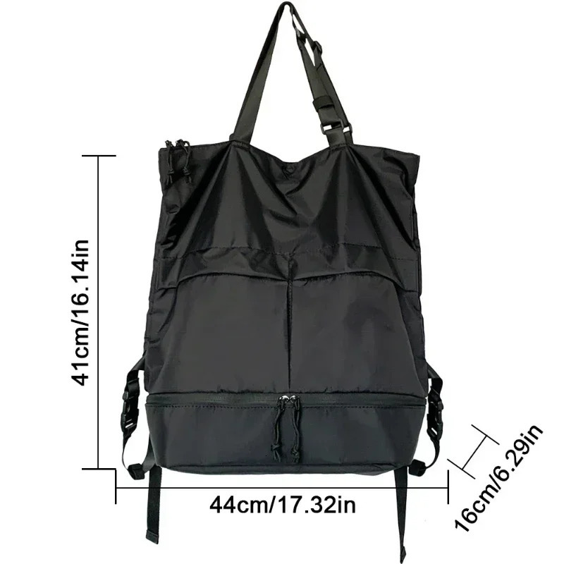 WomenMen Backpack Large Capacity Unisex Backpacks Nylon Waterproof Sports Bag Trend School Bags Portable Leisure Travel Handbag y260611 - view 7