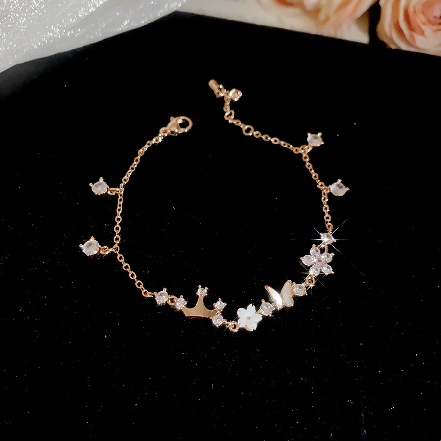 Hot-Selling Women's 2026 New Luxury Niche Exquisite Color-Retaining Butterfly Bracelet - view 6