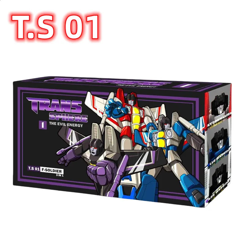 Transformation Robot Starscream Skywarp Thundercracker Ramjet Dirge Thrust Action Figure Action Characters Deformation Kids Toys 260610 - view 7