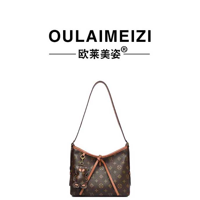 New OULAIMEIZI designer Creative and Fashionable Printed Small Square Handbag Version Exclusive Design Simple and Elegant Wear-resistant and Practical