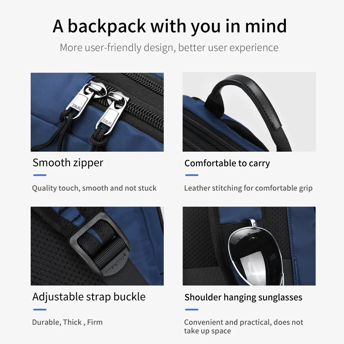 Tigernu Expandable Backpacks For Men Women 14156inch Laptop Backpack Bags Girls Travel Mochila Thin y260615 - view 6