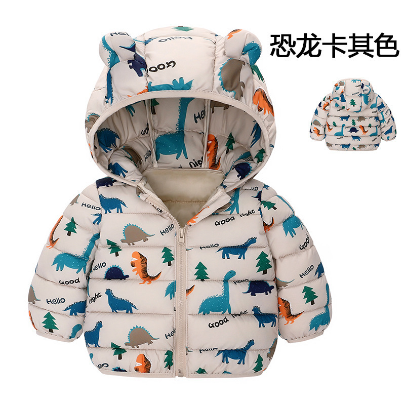 Children Jackets Autumn Spring Kids Outerwear Coats Winter Dinosaur Cartoon Girl Baby Boys Windbreaker 1-7T JYF 211027