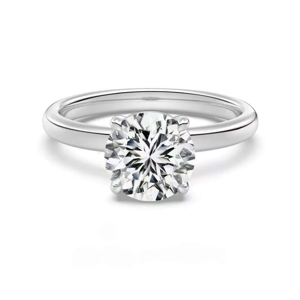 Women's Engagement Rings 1.5Ct-5ct Lab Grown Diamonds E Color VVS2 Clarity Classic Design 14K Solid Gold Wedding Anniversary - view 6