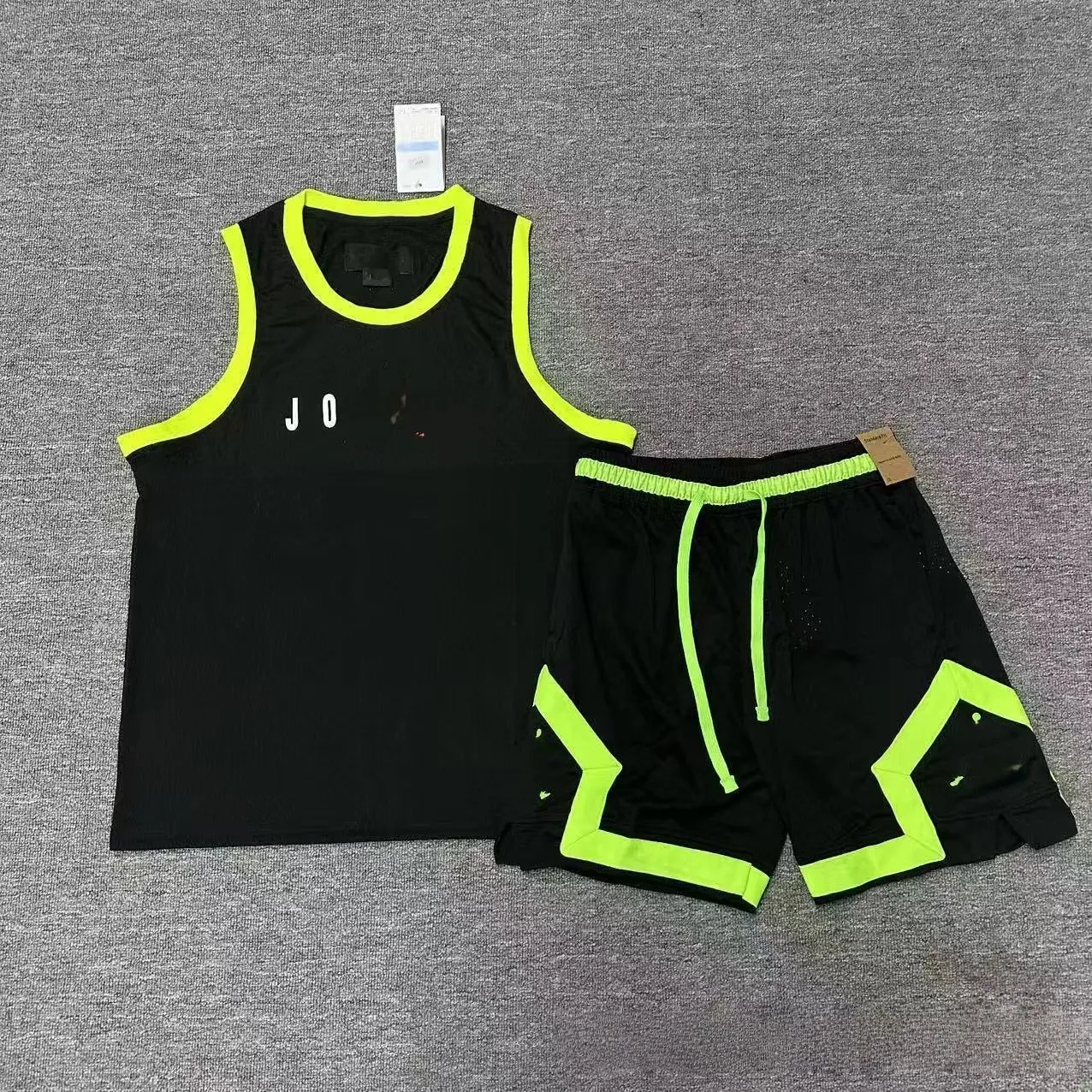 Designer Shorts Sports T-shirt vest set breathable quick drying fitness running marathon sports training shoulder basketball suit men's summer se