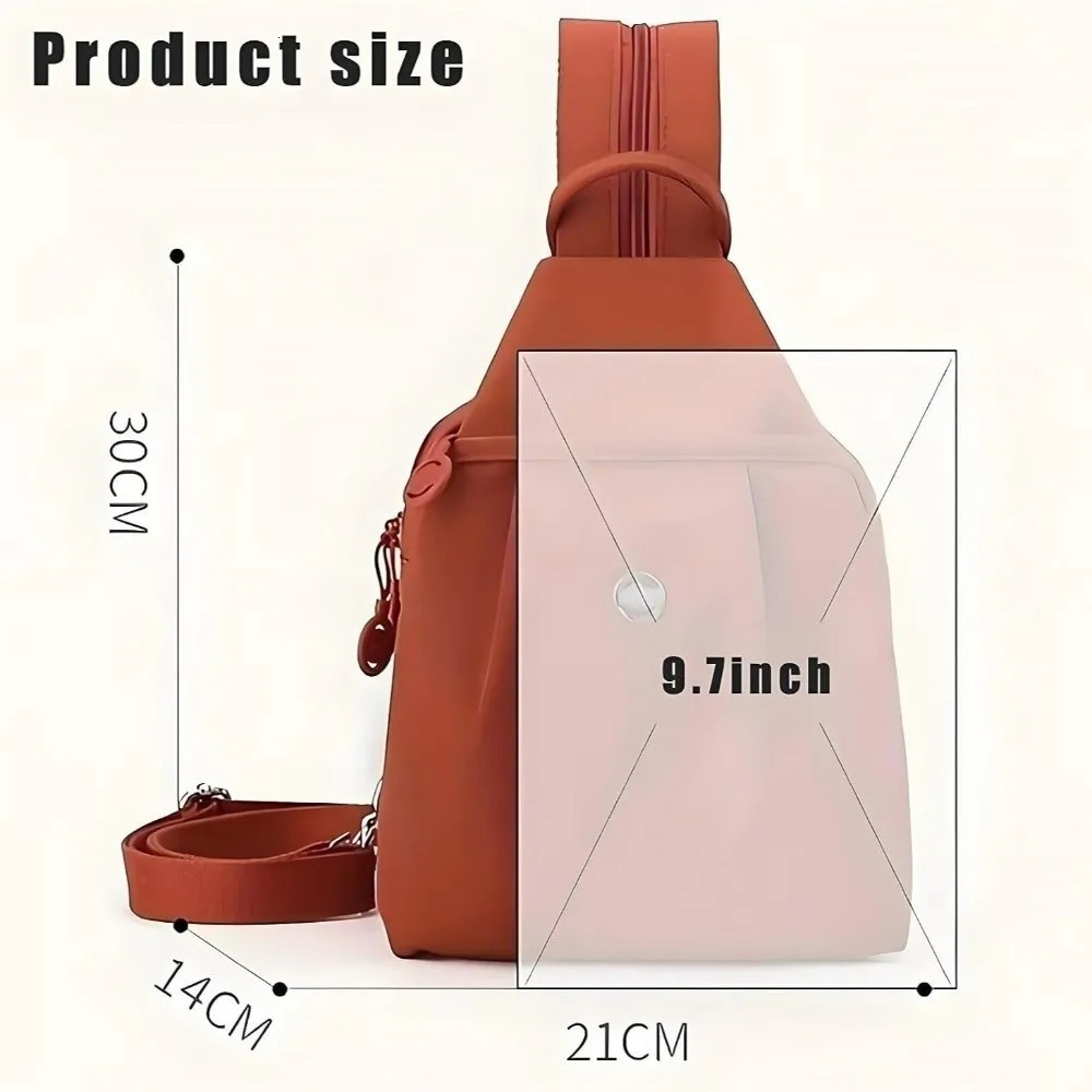 Oxford Fabric Backpack Multi Layer Large Capacity Chest Bags Waterproof Multipurpose Travel Bag Unisex y260615 - view 7