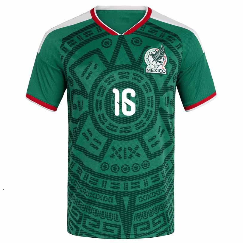 Mexico Jersey Julian Quinones 16 World Cup 2026 T Shirt Man Woman Tops Mexican National Soccer Team T-shirt Flag Football Stars Full Squad Home Short 