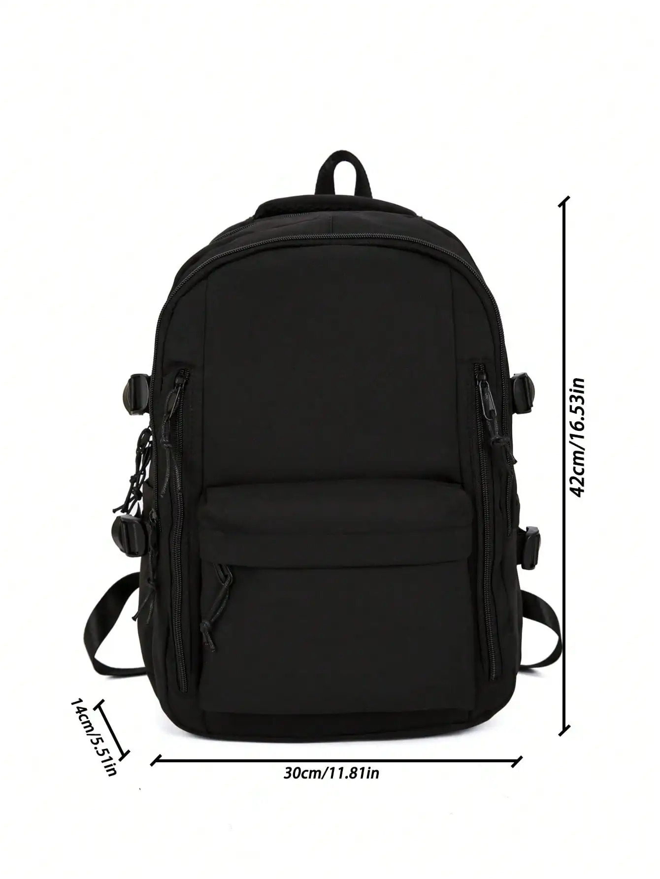 Fashionable and Casual Lightweight Nylon Backpack Large Capacity Multi Compartment Student Bag Travel Suitable for Daily Use y260615 - view 3