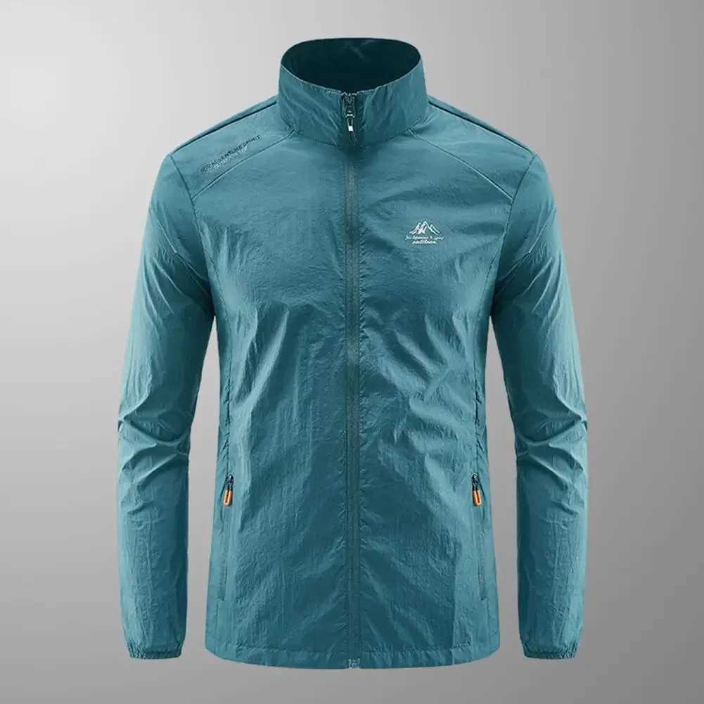 Jackets Men Male Windbreaker Summer Fishing Coats Father Ultrathin Sunscreen Youth Outerwearing Clohting Traveling Korean M260612 - view 6