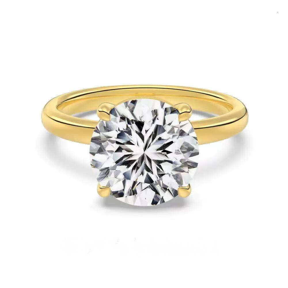 Women's Engagement Rings 1.5Ct-5ct Lab Grown Diamonds E Color VVS2 Clarity Classic Design 14K Solid Gold Wedding Anniversary - view 7