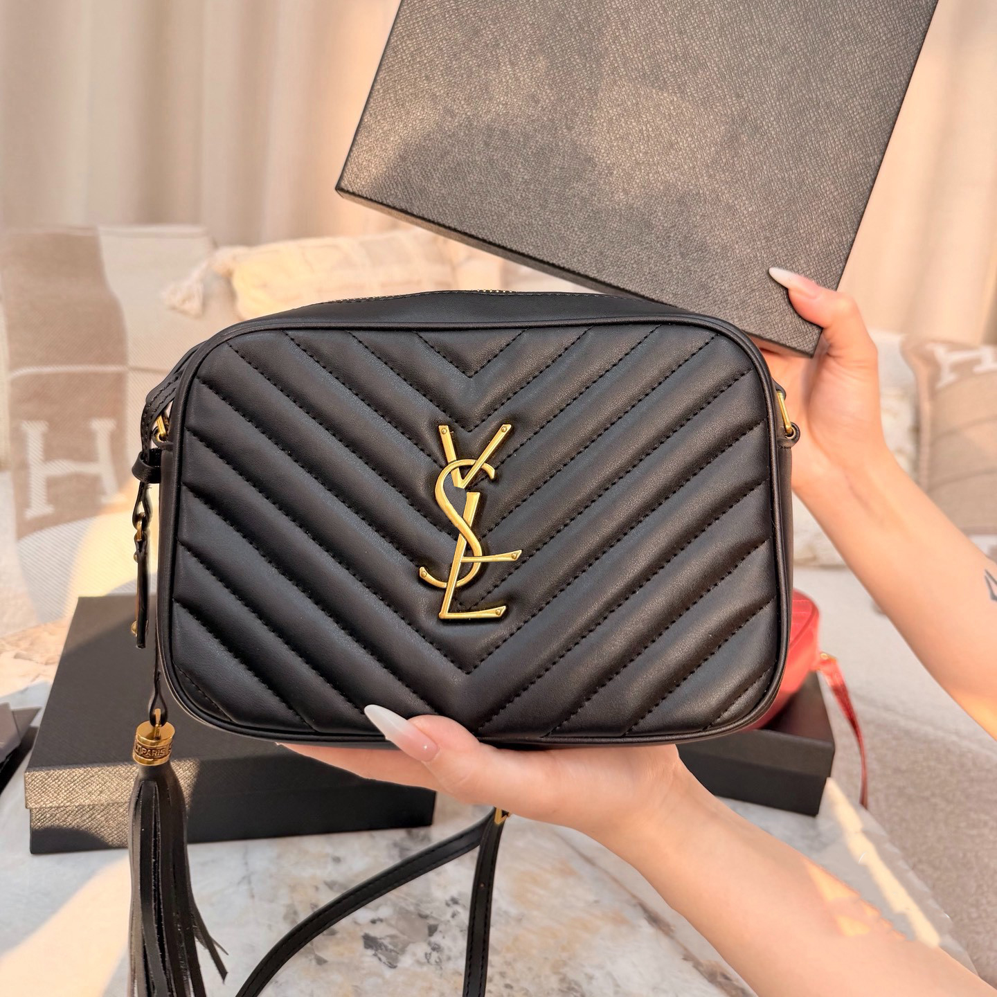 Designer Bags Shoulder Bags Luxury Bags Wallets Classic Quilted Stitch Shoulder Bags Vintage Metal Fringe and Zipper Camera Crossbody Bags Tote Bags Fashion Bag