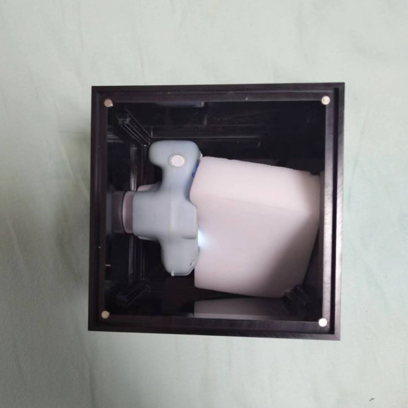 Semi-Transparent Acrylic Tissue Box Hidden Camera Mount for Home Office Surveillance