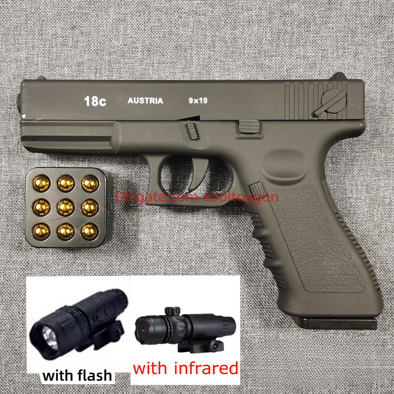 Automatic Shell Ejection Pistol Toy Gun Cosplay Blaser Prop Model For Adults Kids Outdoor Games