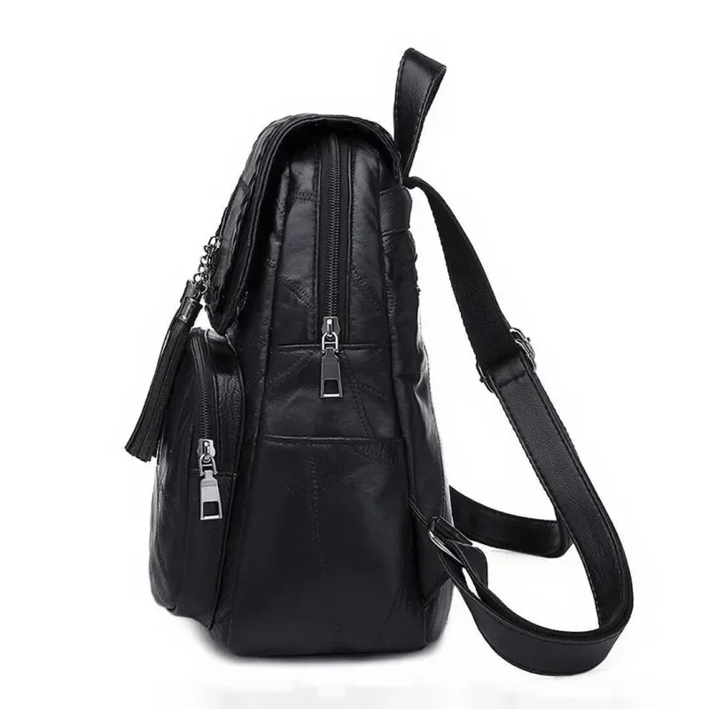1 Pc Leather Backpacks Fashion Shoulder Female Backpack Ladies Travel Mochilas School Bags for Girls y260615 - view 5