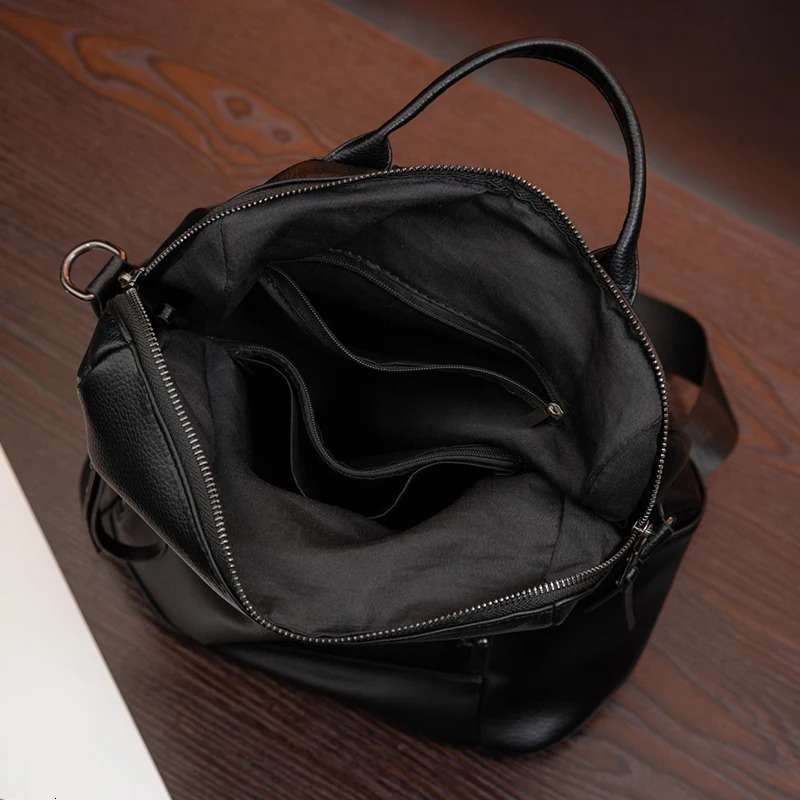 Large capacity retro style soft womens backpack convertible shoulder bag perfect for commuting and travel y260615 - view 6