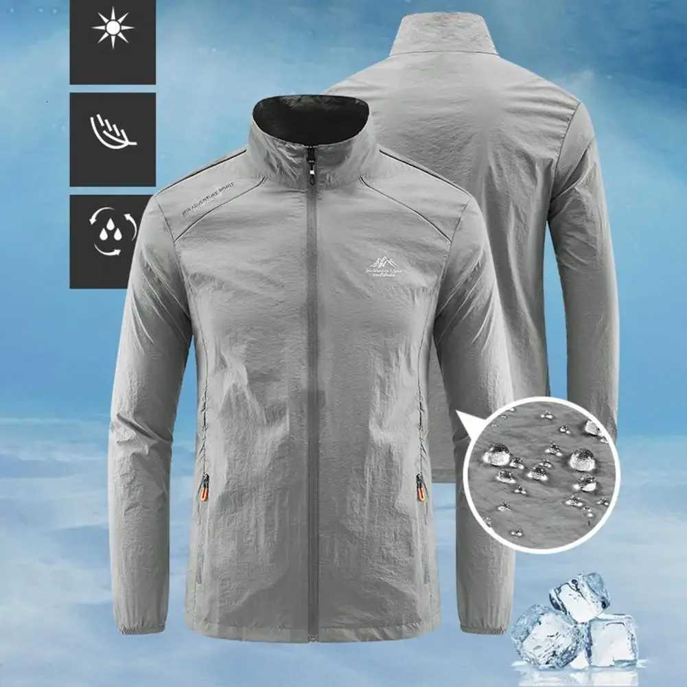 Jackets Men Male Windbreaker Summer Fishing Coats Father Ultrathin Sunscreen Youth Outerwearing Clohting Traveling Korean M260612 - view 3