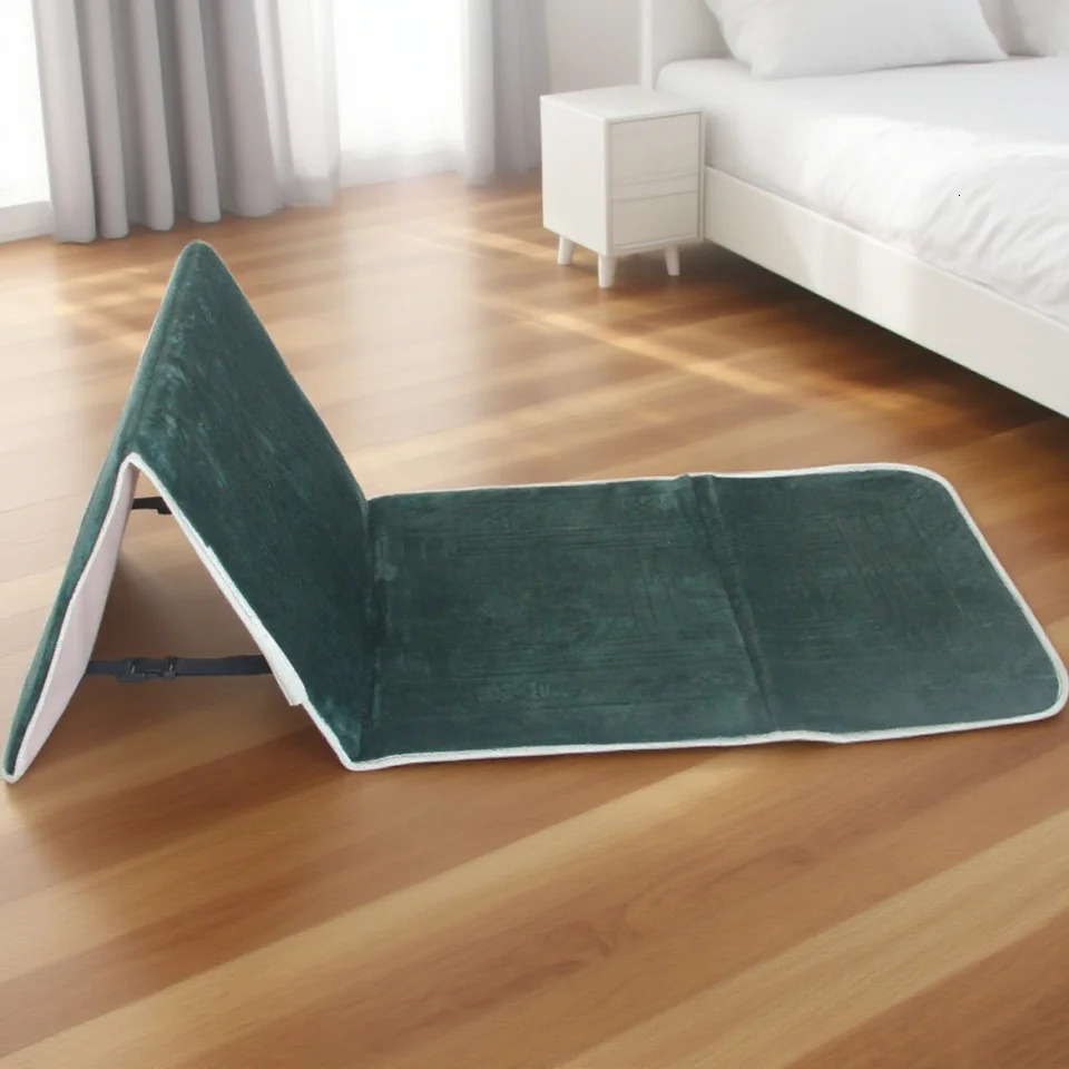 Prayer Mat with Back Support Muslim Rug Thick Padded Islam Janamaz for Women and Men Soft Foldable Travel Islamic Carpet 260612 - view 3