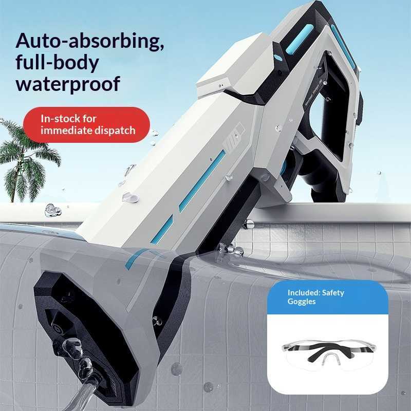 Powerful Electric Water Gun for Kids Auto Fast Refill Squirt Gun Water Blaster Summer Outdoor Automatic Water Gun Toy L2606116BEP - view 3