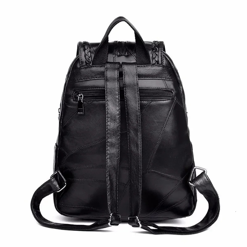 1 Pc Leather Backpacks Fashion Shoulder Female Backpack Ladies Travel Mochilas School Bags for Girls y260615 - view 6