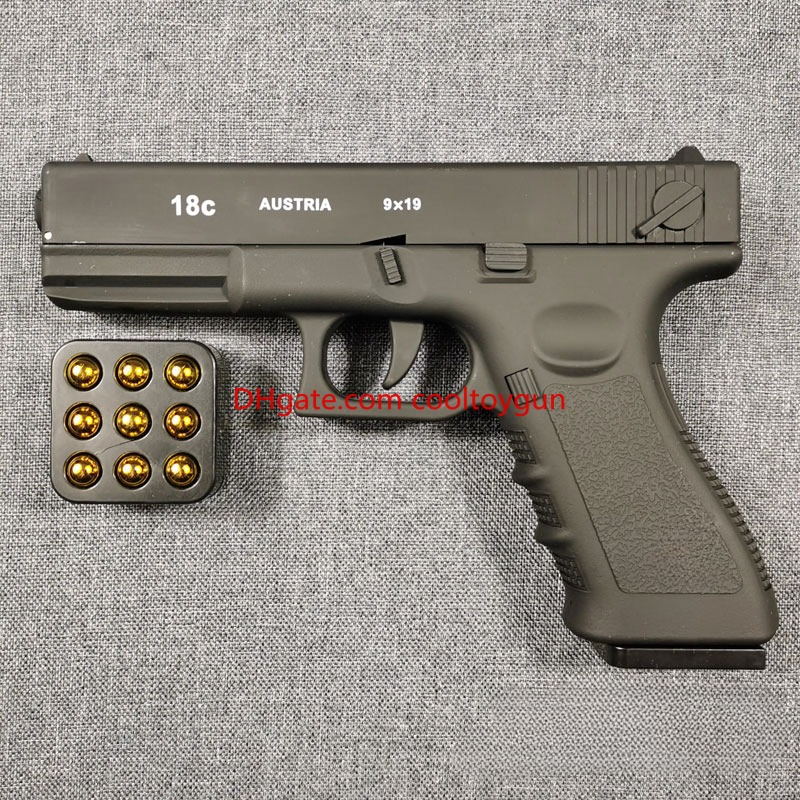 Automatic Shell Ejection Pistol Toy Gun Cosplay Blaser Prop Model For Adults Kids Outdoor Games