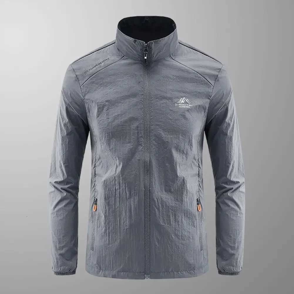 Jackets Men Male Windbreaker Summer Fishing Coats Father Ultrathin Sunscreen Youth Outerwearing Clohting Traveling Korean M260612 - view 4
