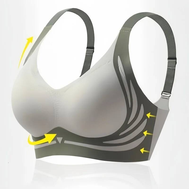 3Pcs/Set Push-Up Bras Women Non-wire Brassiere Adjust Straps Bralette Seamless Padded Underwear Breathable Plus Size Bra M-4XL ddmysept