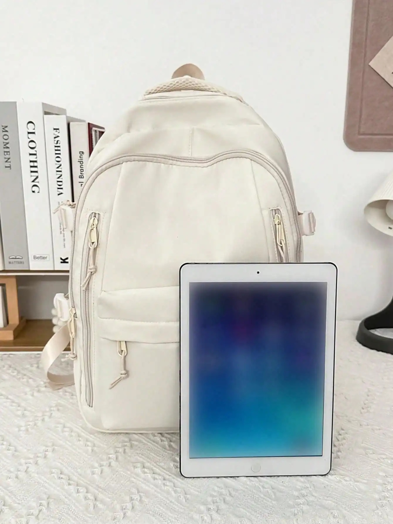 Fashionable and Casual Lightweight Nylon Backpack Large Capacity Multi Compartment Student Bag Travel Suitable for Daily Use y260615 - view 4