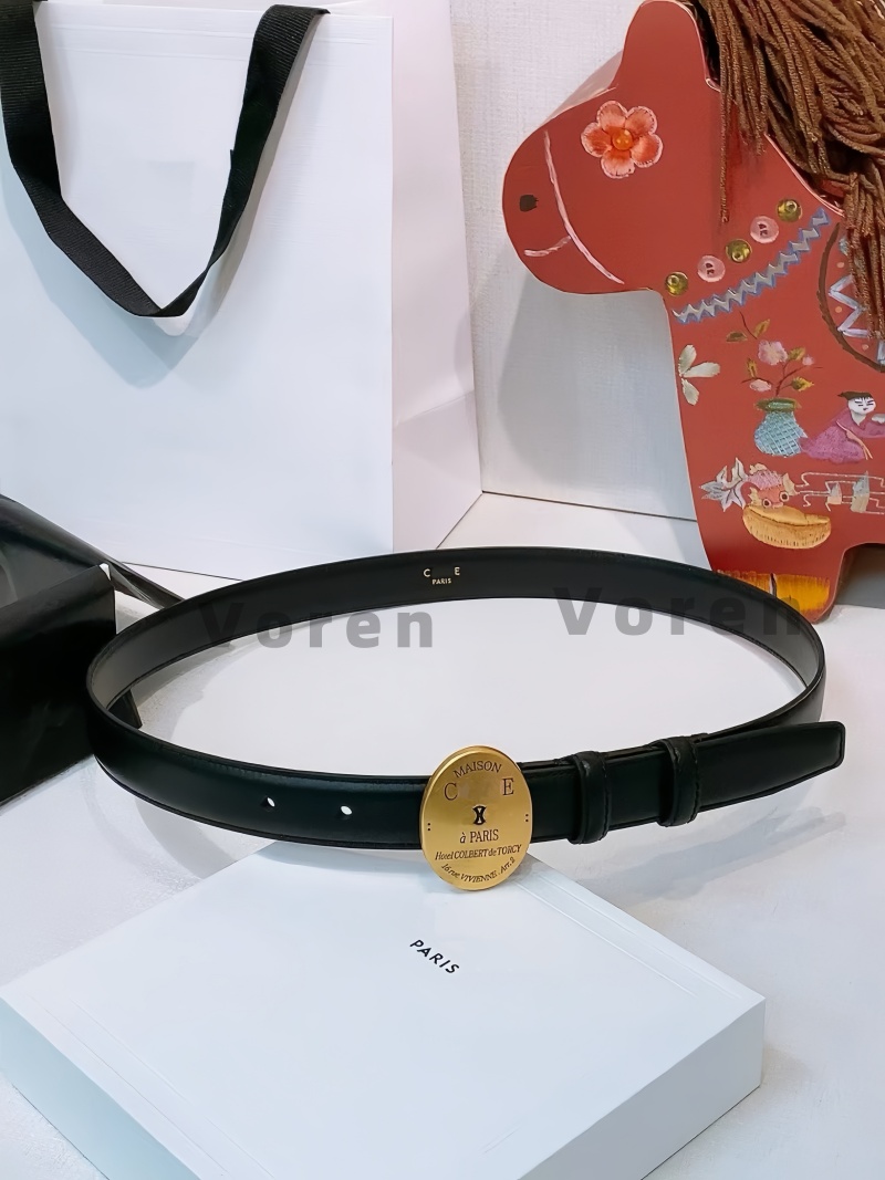 luxury designer belt for womens belt genuine leather cowhide width 2.5cm women designers belts big smooth golden oval buckle mens belts waistband