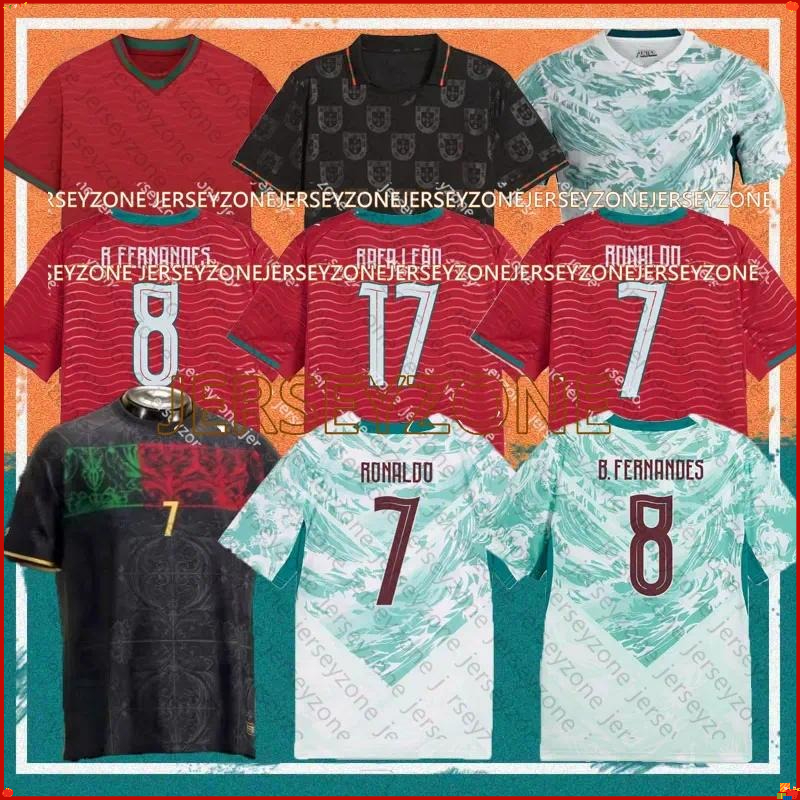 2026 Portugal Special Edition JOAO FELIX RONALDO soccer jerseys 2025 N.MENDES RUBEN DIAS Football shirt G.RAMOS R. LEAO NETO VITINHA Kids Kit uniforms