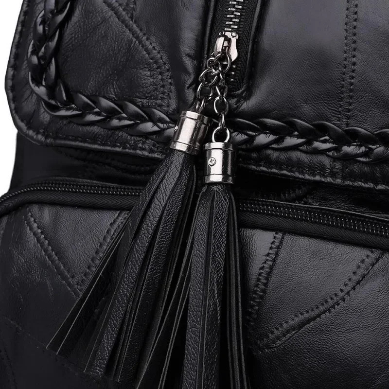 1 Pc Leather Backpacks Fashion Shoulder Female Backpack Ladies Travel Mochilas School Bags for Girls y260615 - view 7