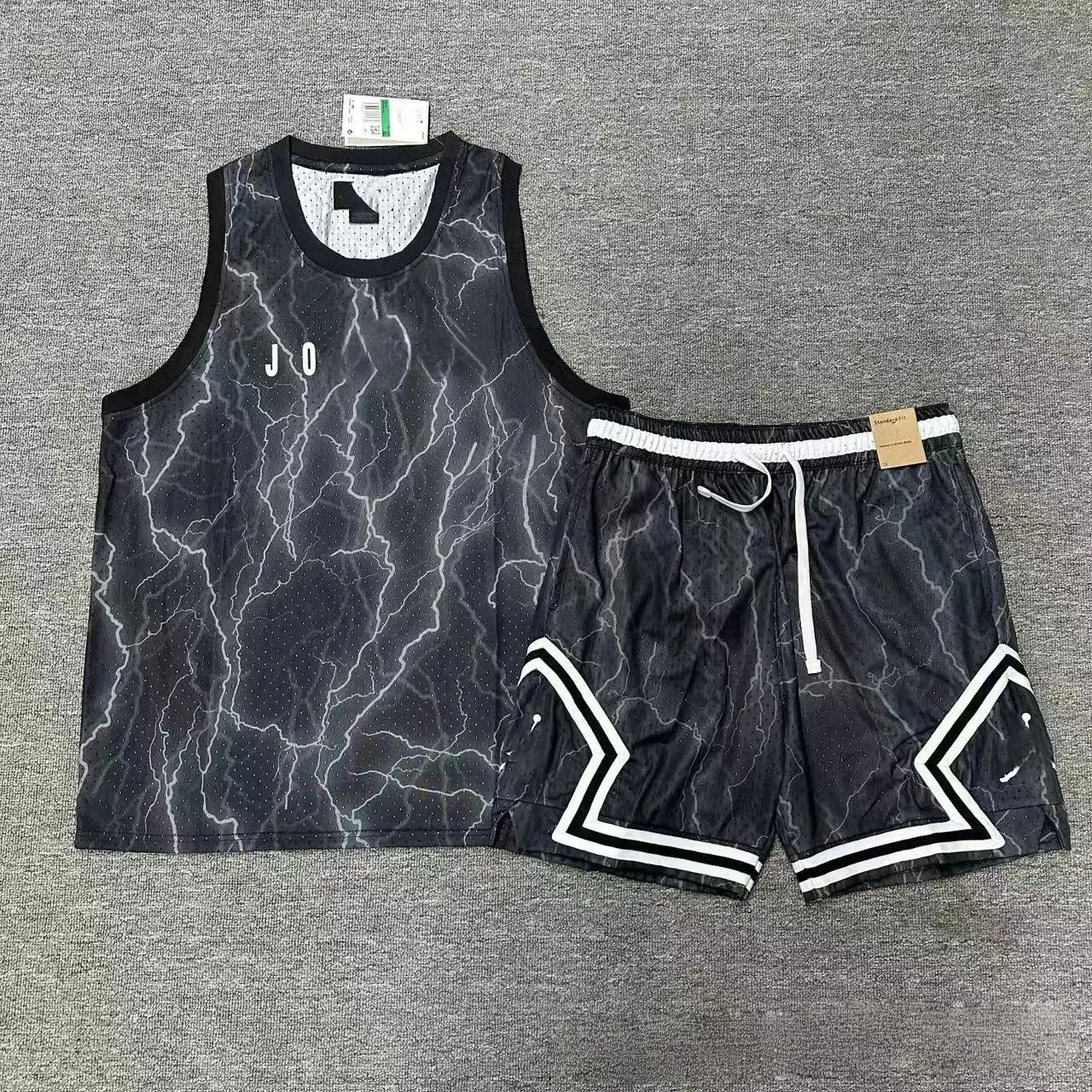 Designer Shorts Sports T-shirt vest set breathable quick drying fitness running marathon sports training shoulder basketball suit men's summer se