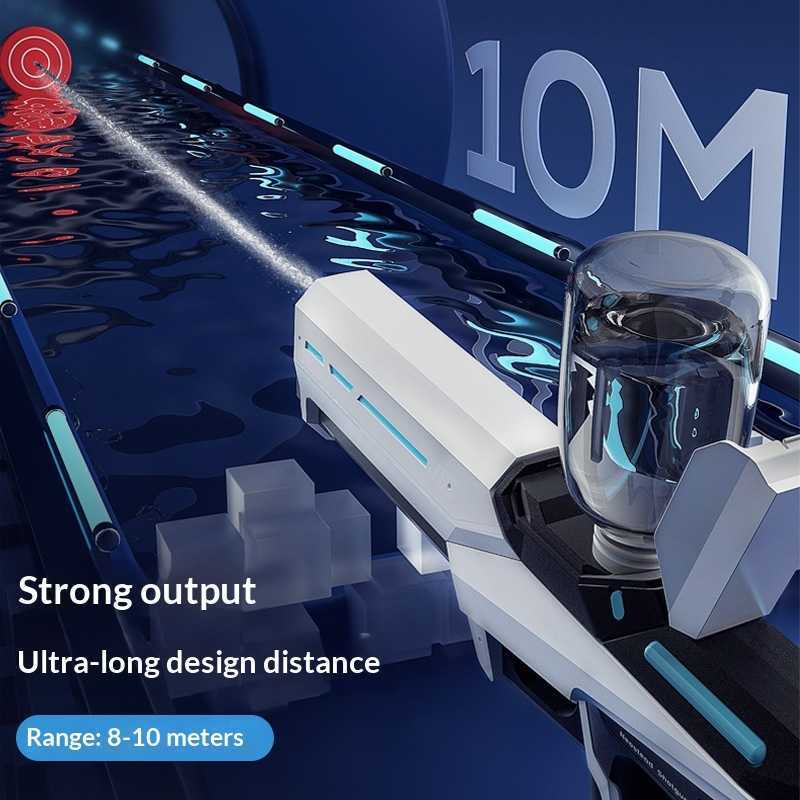 Powerful Electric Water Gun for Kids Auto Fast Refill Squirt Gun Water Blaster Summer Outdoor Automatic Water Gun Toy L2606116BEP - view 6