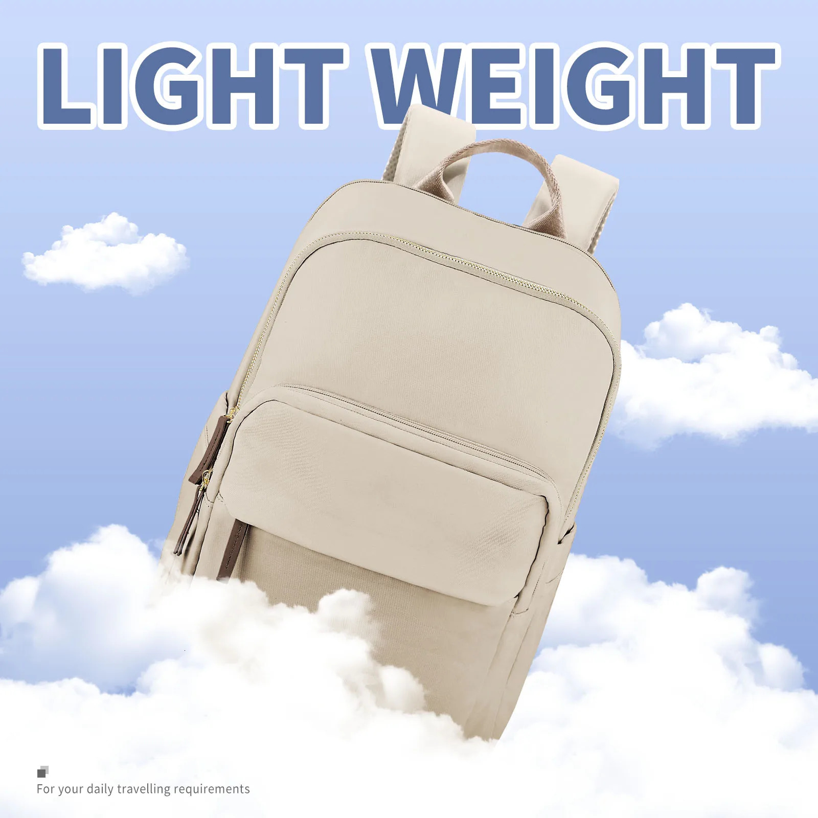 Simple Large Capacity Backpack Women Travel Business Teacher Laptop Shoulder Bag Girl School Student Purse y260615 - view 5