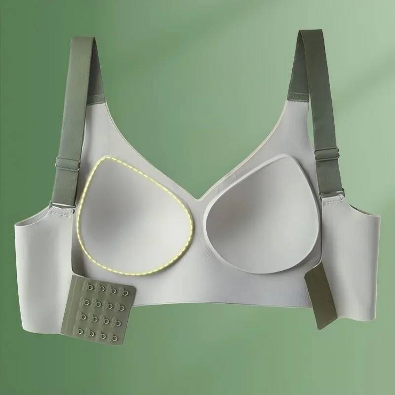 3Pcs/Set Push-Up Bras Women Non-wire Brassiere Adjust Straps Bralette Seamless Padded Underwear Breathable Plus Size Bra M-4XL ddmysept