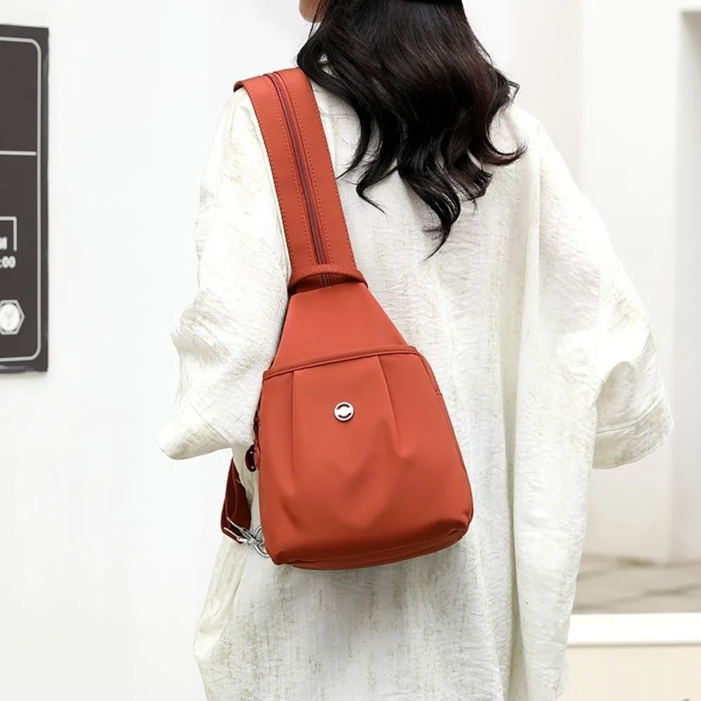Oxford Fabric Backpack Multi Layer Large Capacity Chest Bags Waterproof Multipurpose Travel Bag Unisex y260615 - view 3