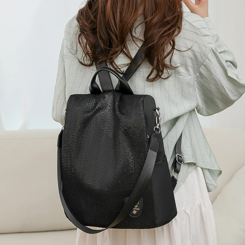 Womens AntiTheft Backpack Fashionable Travel Bag with Adjustable Shoulder Strap Large Capacity y260615 - view 7