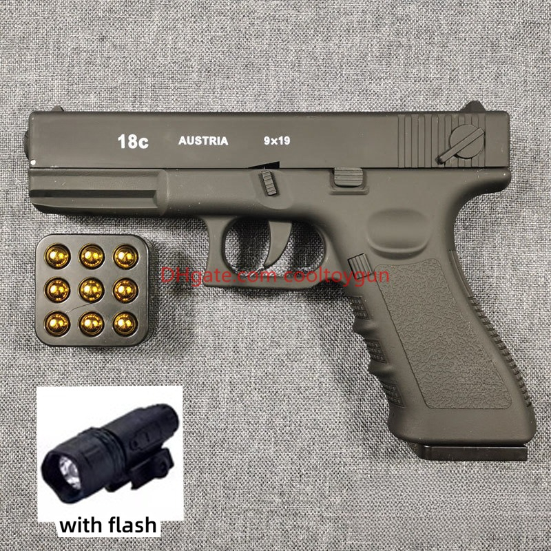 Automatic Shell Ejection Pistol Toy Gun Cosplay Blaser Prop Model For Adults Kids Outdoor Games