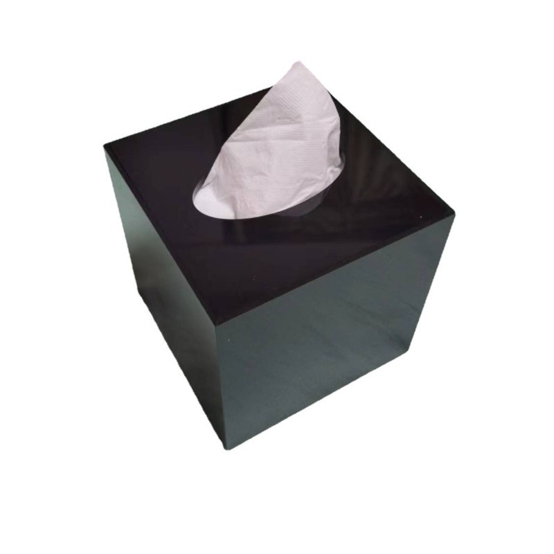 Semi-Transparent Acrylic Tissue Box Hidden Camera Mount for Home Office Surveillance