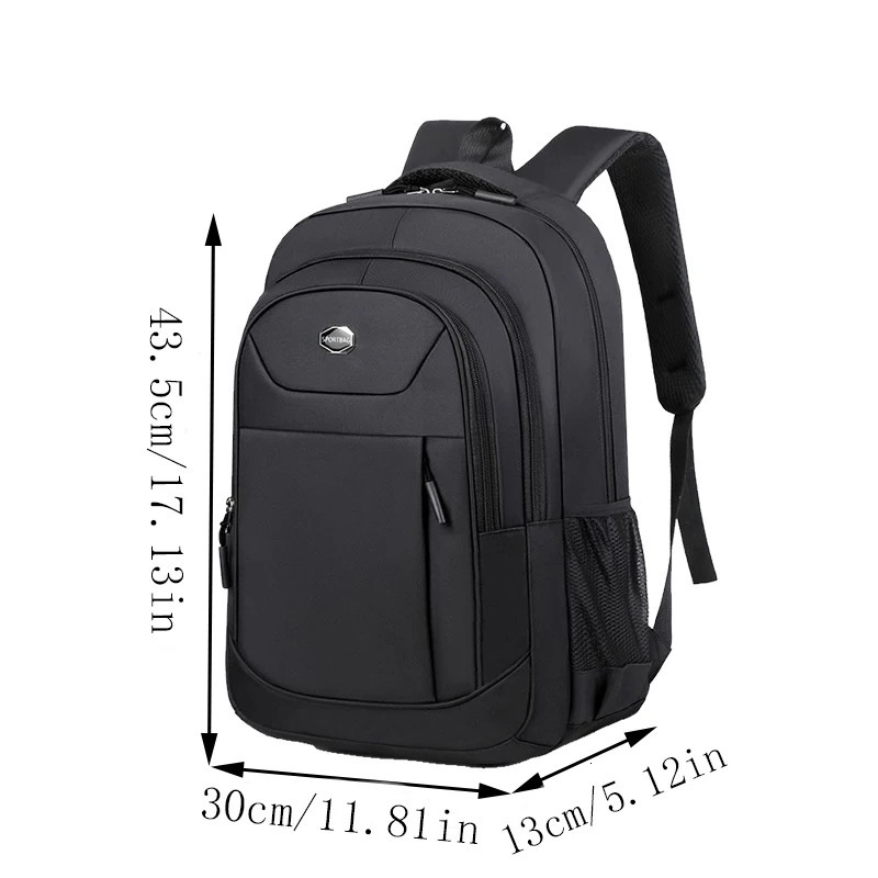 Mens and Womens DoubleShoulder Backpack Solid Color Business Travel Trip Commuting Casual Use y260615 - view 3