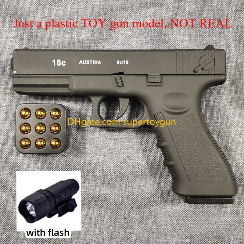 Automatic Shell Ejection Pistol Toy Gun Blaster Model For Adults Kids Outdoor Games