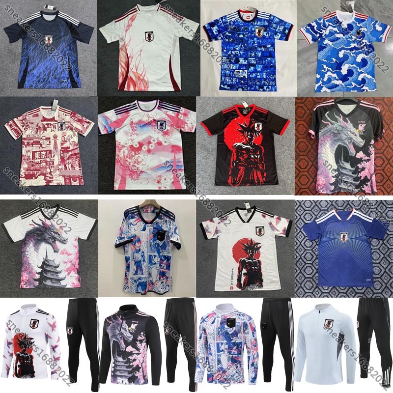 JApan classic Caroon soccer jerseys Tracksui MINAMINO TOMIYASU TSUBASA Mioma maillo japon fubol camisea KYOGO Io SHIBASAKI KUBO KAMADA GOKU fooball