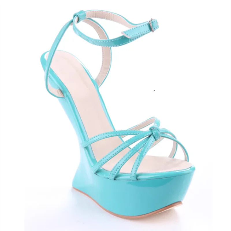 2026 Summer Strange Style Platform Sandals Cross Strap High Heels Slingback Street Shoes Ladies Ankle Buckle Party 260611 - view 4