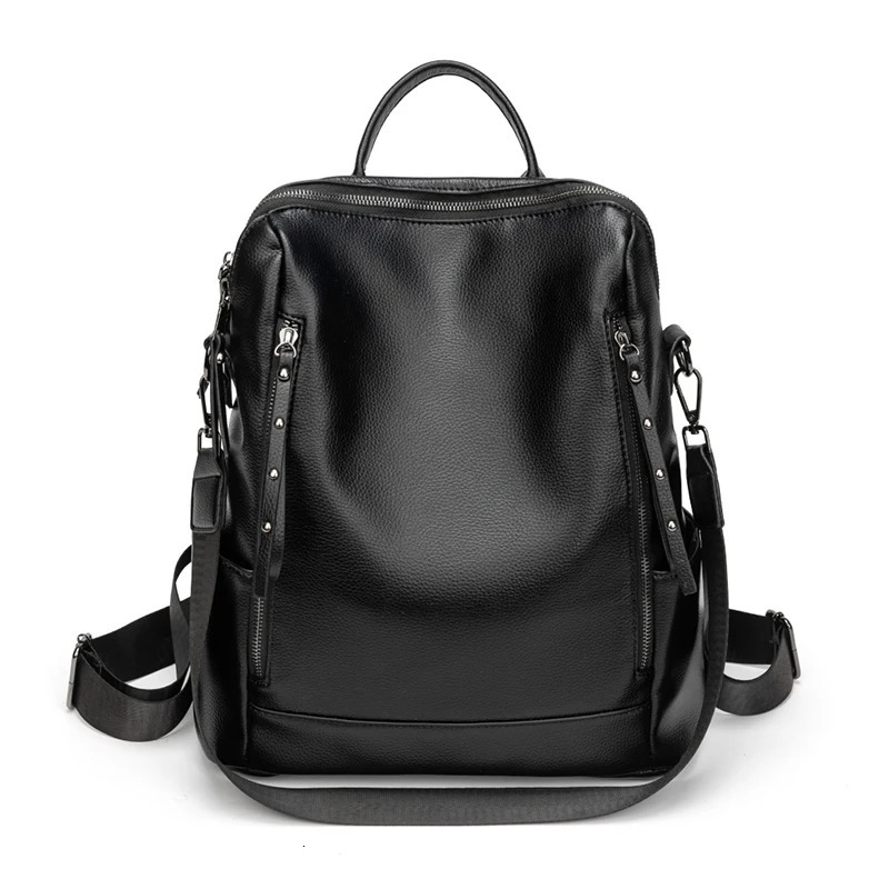 Large capacity retro style soft womens backpack convertible shoulder bag perfect for commuting and travel y260615 - view 5