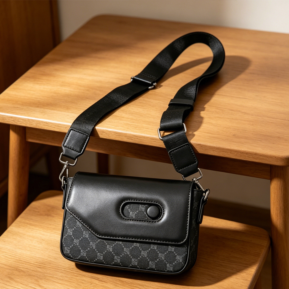 Free shipping 2026 new trendy stylish crossbody bag for men simple lightweight versatile commuting shoulder bag for women - view 3