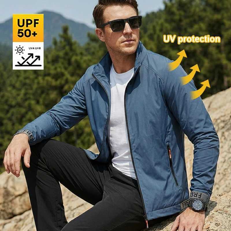 Jackets Sun Protection New Mens Summer UPF50 Breathable Lightweight Ice Silk Skin Outdoor Fishing Sun-Protection Coats M260612 - view 3