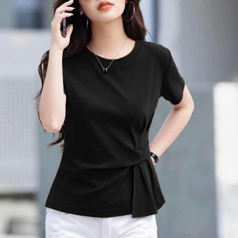Women Korean Fashion Clothing Chiffon Blouse Solid Batwing Sleeve Plus Size Shirts Ladies Tops 3624 50 210415